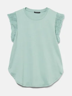 Women Sisley Tops & T-Shirts<Top With Crochet