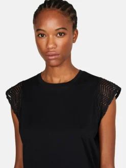 Women Sisley Tops & T-Shirts<Top With Crochet