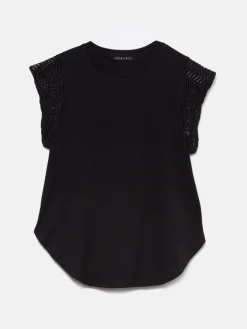 Women Sisley Tops & T-Shirts<Top With Crochet
