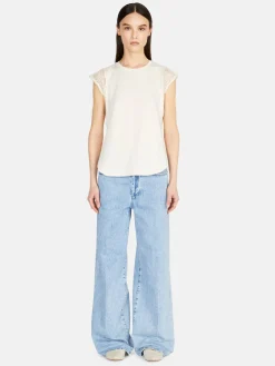 Women Sisley Tops & T-Shirts<Top With Crochet