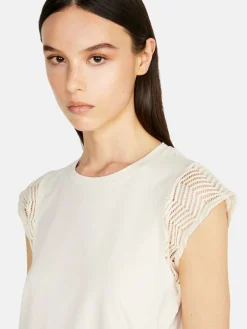 Women Sisley Tops & T-Shirts<Top With Crochet