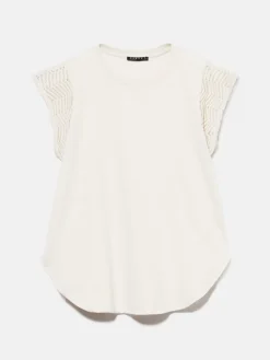 Women Sisley Tops & T-Shirts<Top With Crochet
