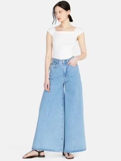 Women Sisley Tops & T-Shirts<Top With Exposed Shoulders