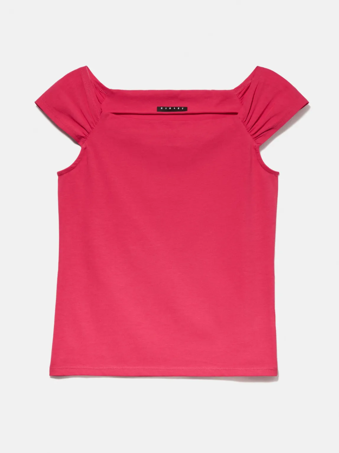 Women Sisley Tops & T-Shirts<Top With Exposed Shoulders