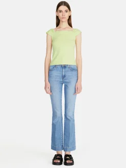 Women Sisley Tops & T-Shirts<Top With Exposed Shoulders