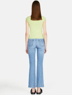 Women Sisley Tops & T-Shirts<Top With Exposed Shoulders