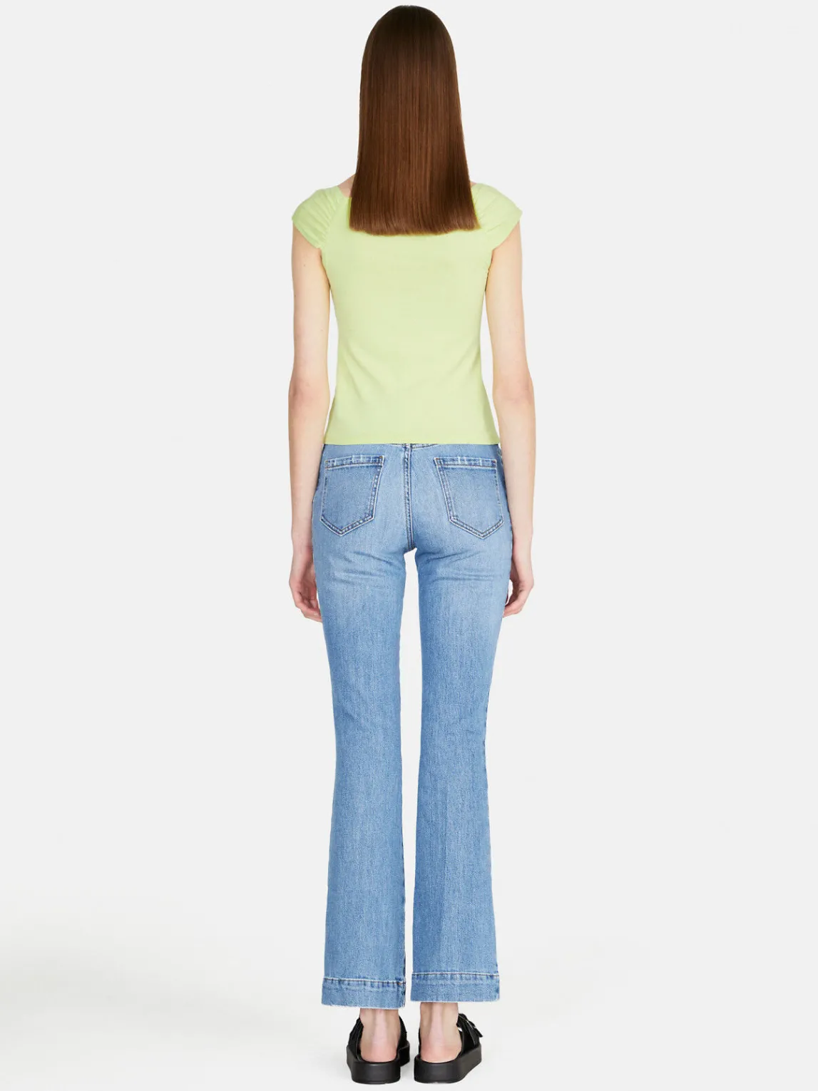 Women Sisley Tops & T-Shirts<Top With Exposed Shoulders