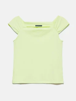 Women Sisley Tops & T-Shirts<Top With Exposed Shoulders
