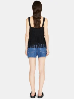 Women Sisley Tops & T-Shirts<Top With Fringe