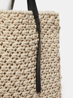 Women Sisley Bags<Tote Bag In Crochet