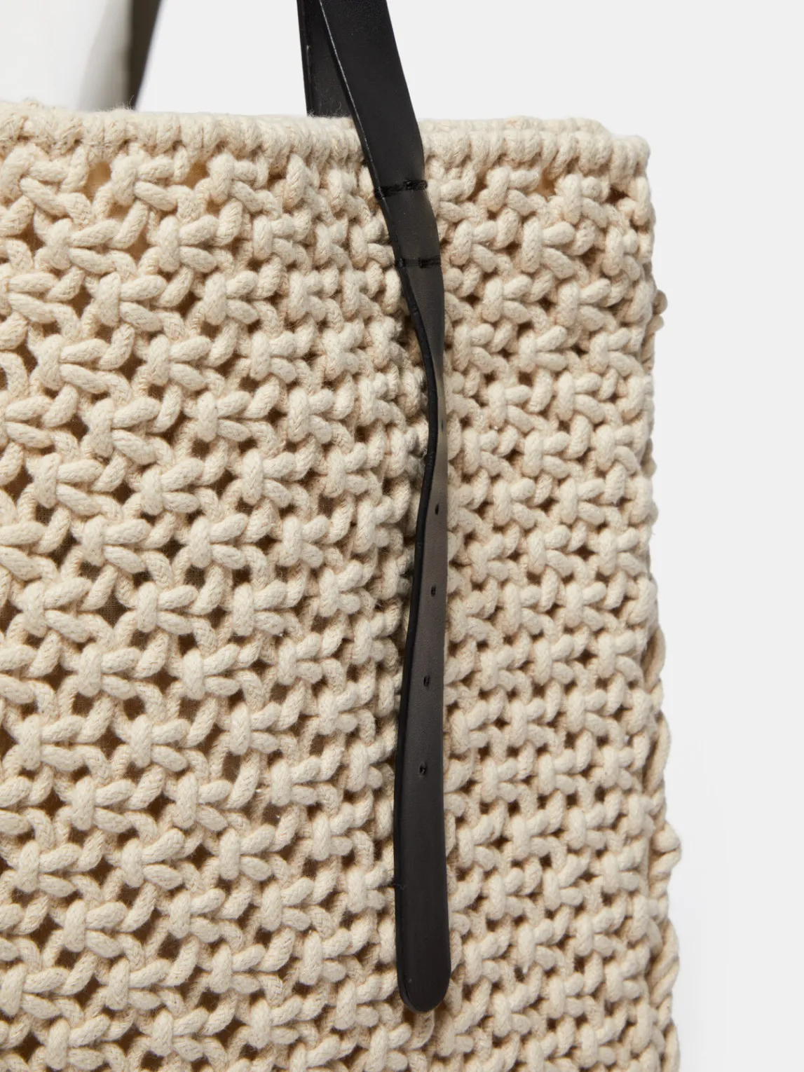 Women Sisley Bags<Tote Bag In Crochet