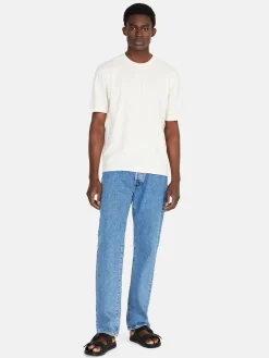 Men Sisley T-Shirts<T-Shirt In Linen Blend