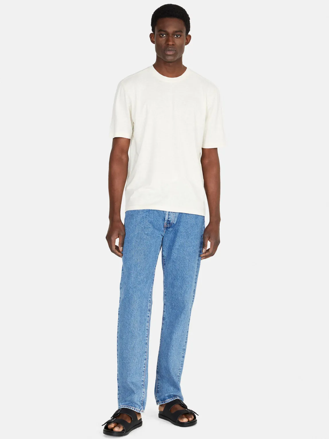 Men Sisley T-Shirts<T-Shirt In Linen Blend