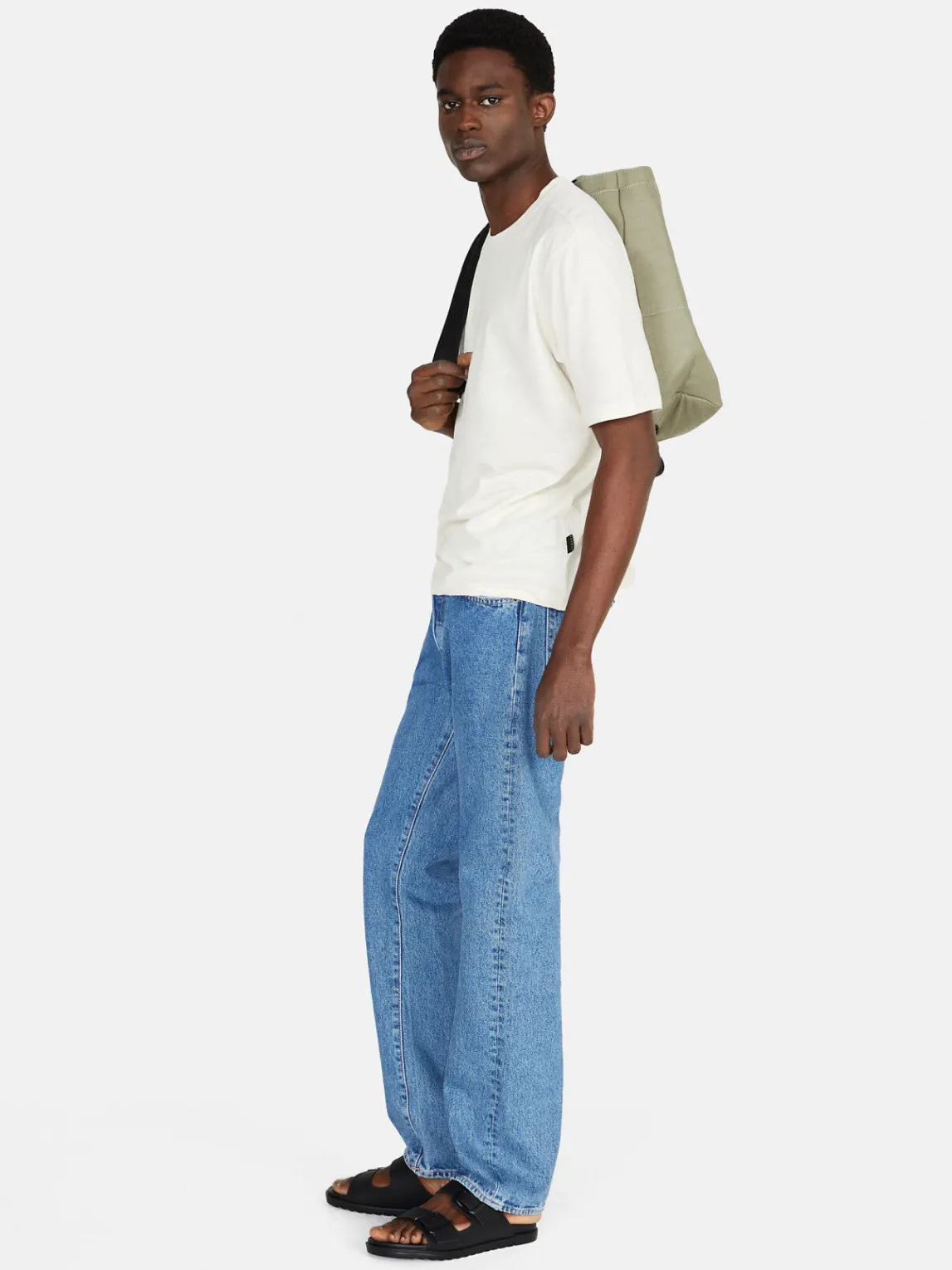 Men Sisley T-Shirts<T-Shirt In Linen Blend