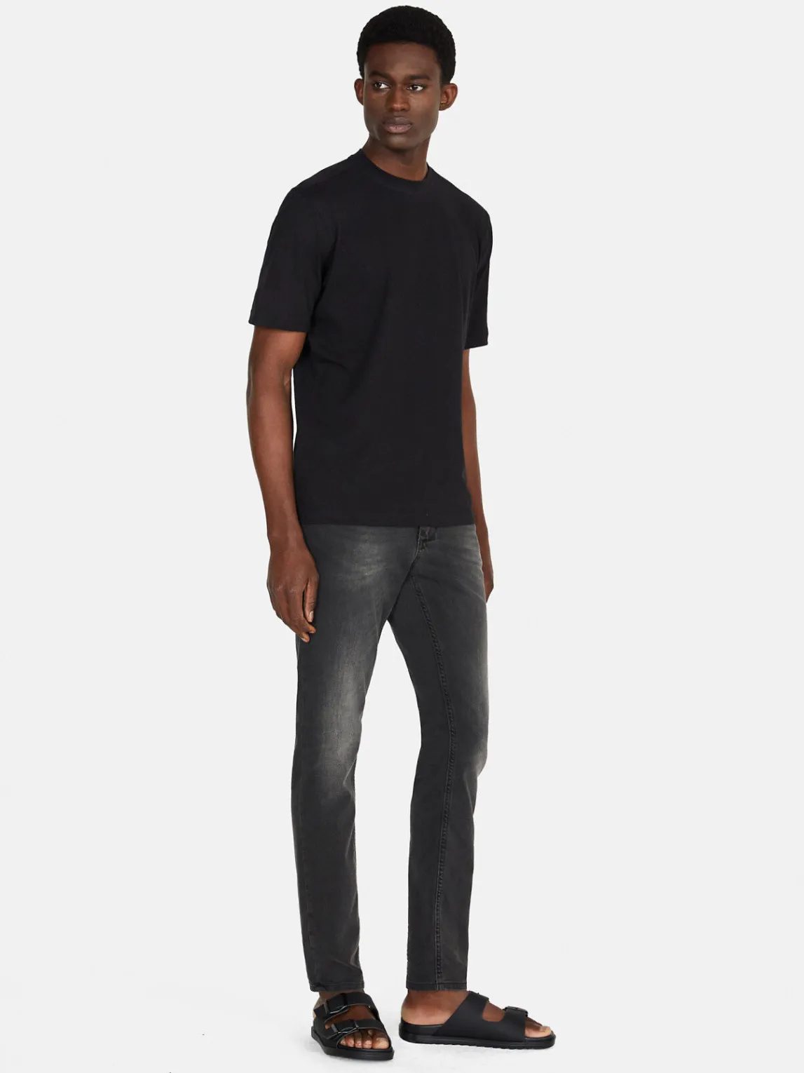 Men Sisley T-Shirts<T-Shirt In Linen Blend