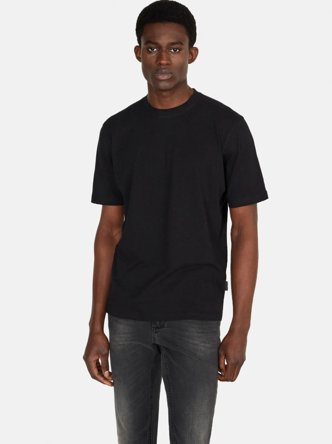 Men Sisley T-Shirts<T-Shirt In Linen Blend