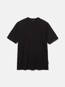 Men Sisley T-Shirts<T-Shirt In Linen Blend