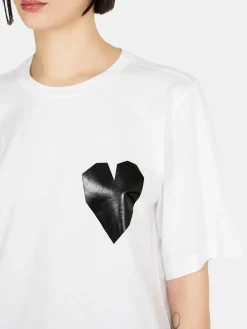 Women Sisley Tops & T-Shirts<T-Shirt In Recycled Cotton With Print