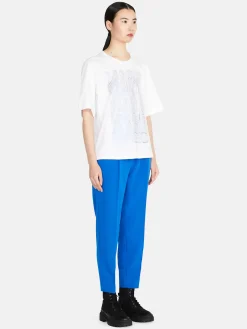 Women Sisley Tops & T-Shirts<T-Shirt In Recycled Cotton With Print