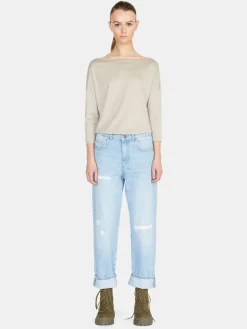 Women Sisley Tops & T-Shirts<T-Shirt With 3/4 Sleeves