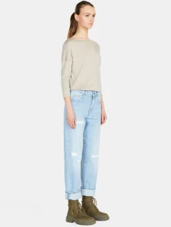 Women Sisley Tops & T-Shirts<T-Shirt With 3/4 Sleeves
