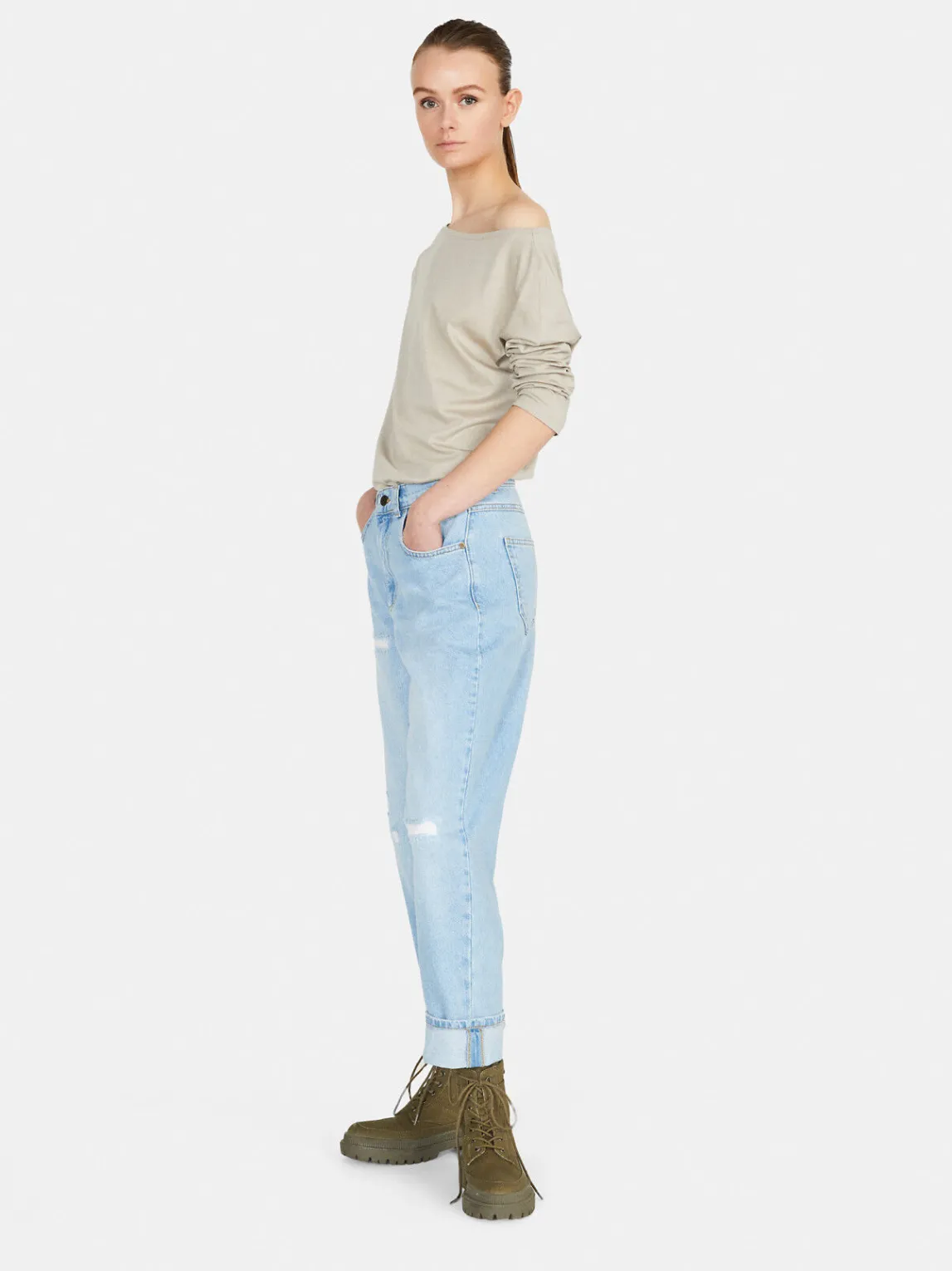 Women Sisley Tops & T-Shirts<T-Shirt With 3/4 Sleeves