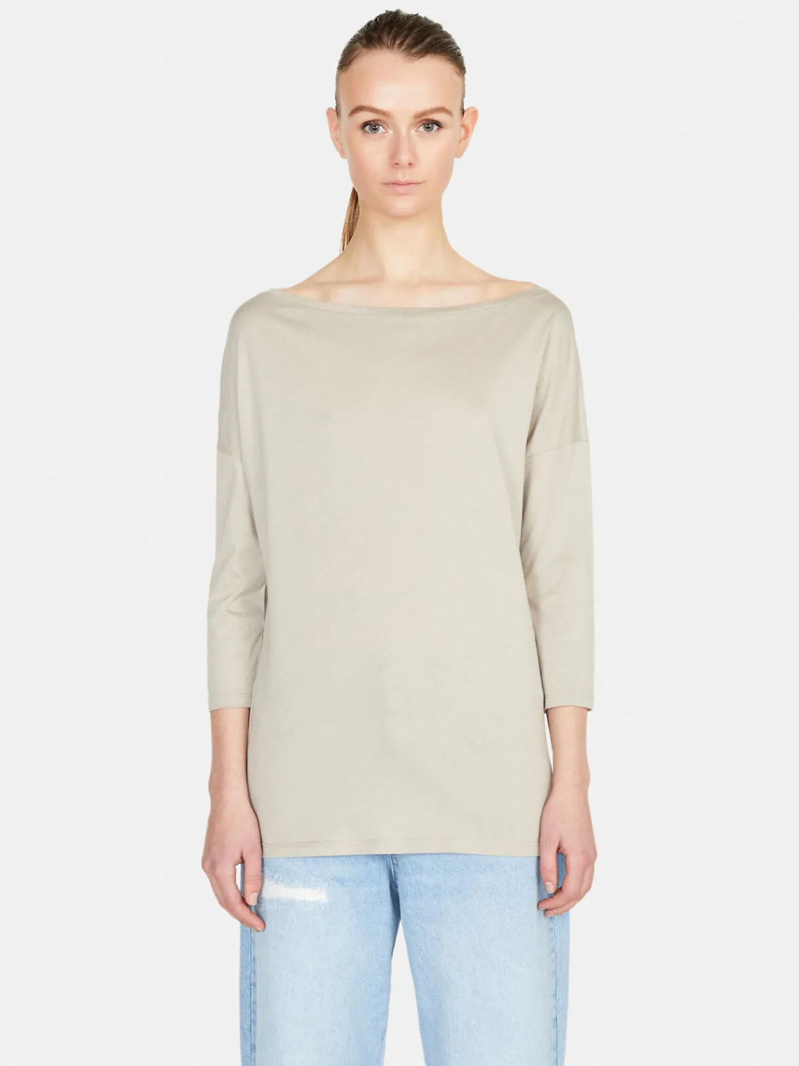 Women Sisley Tops & T-Shirts<T-Shirt With 3/4 Sleeves