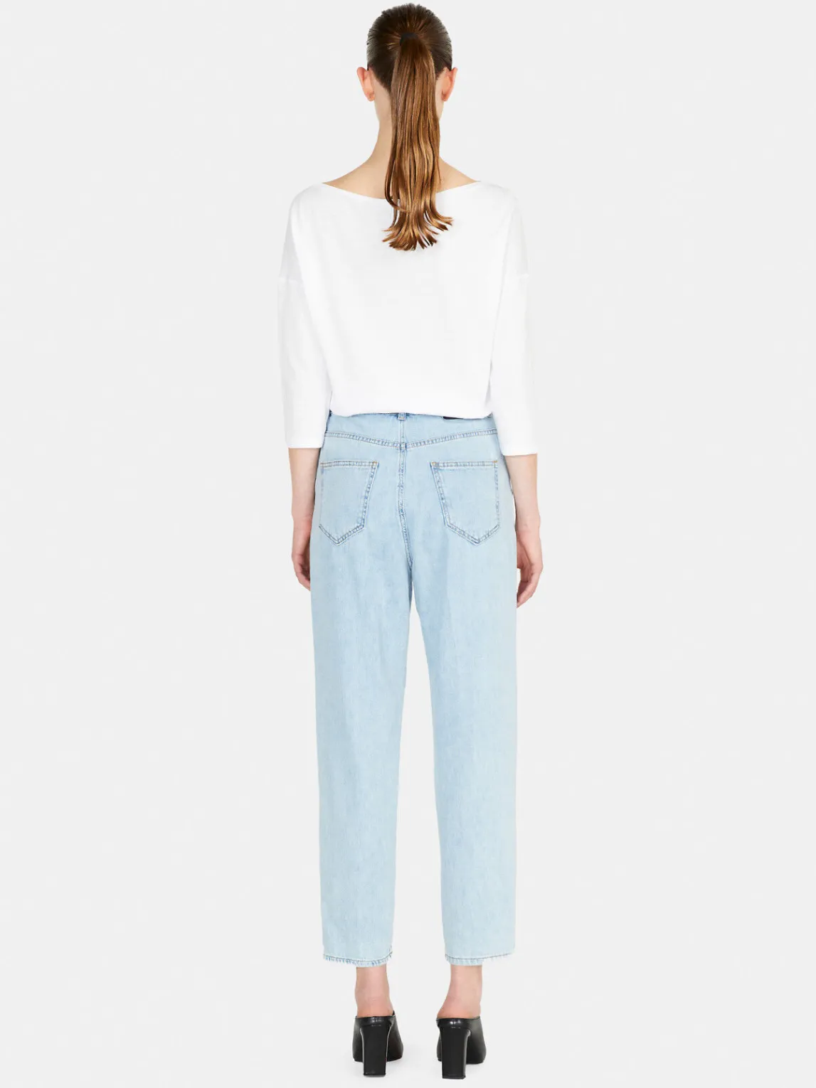 Women Sisley Tops & T-Shirts<T-Shirt With 3/4 Sleeves
