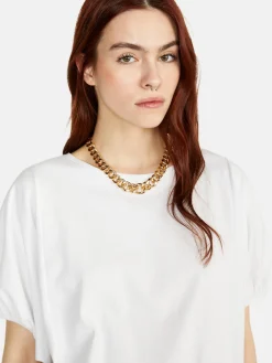 Women Sisley Tops & T-Shirts<T-Shirt With Balloon Sleeves
