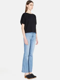Women Sisley Tops & T-Shirts<T-Shirt With Balloon Sleeves