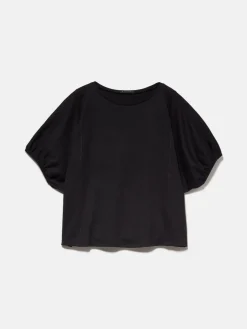 Women Sisley Tops & T-Shirts<T-Shirt With Balloon Sleeves