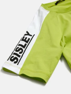 Boys Sisley Shirts & T-Shirts<T-Shirt With Bands And Logo