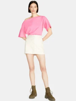 Women Sisley Tops & T-Shirts<T-Shirt With Basque
