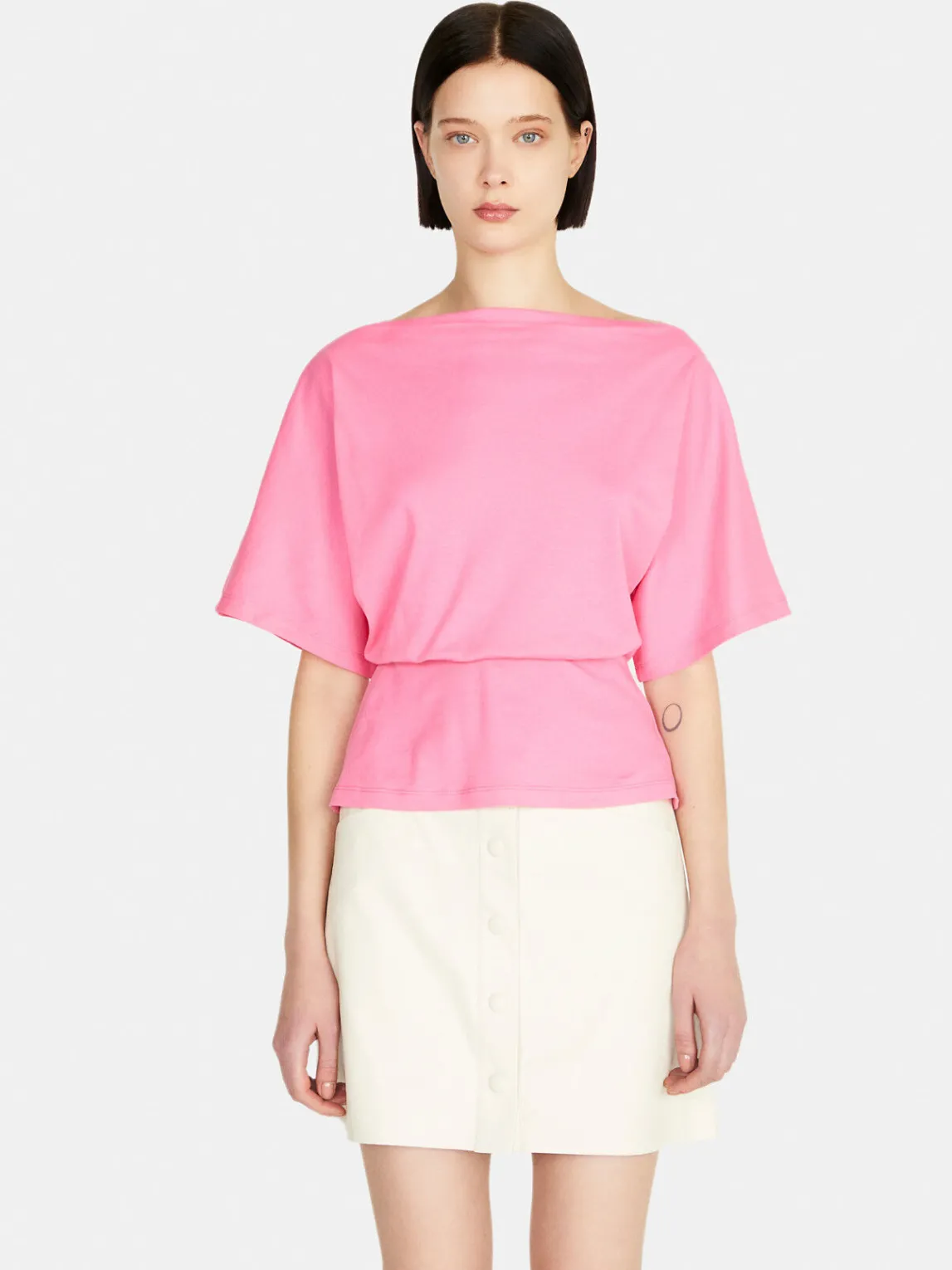 Women Sisley Tops & T-Shirts<T-Shirt With Basque