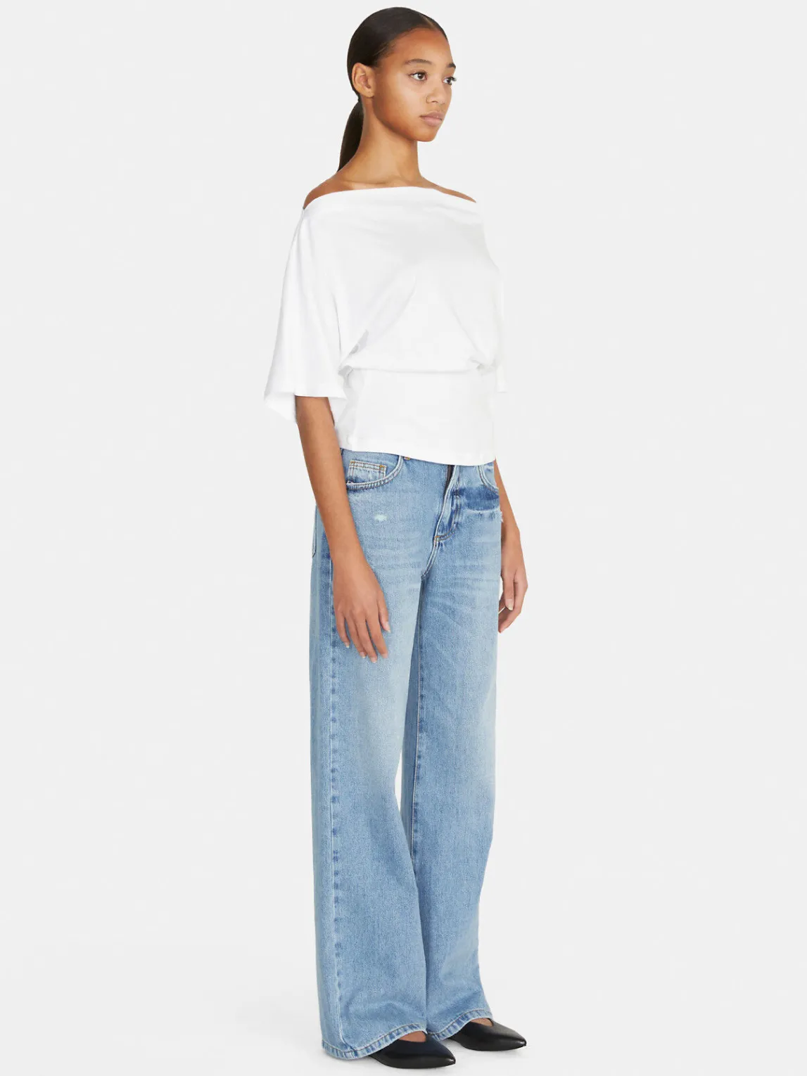 Women Sisley Tops & T-Shirts<T-Shirt With Basque