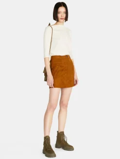 Women Sisley Tops & T-Shirts<T-Shirt With Boat Neck