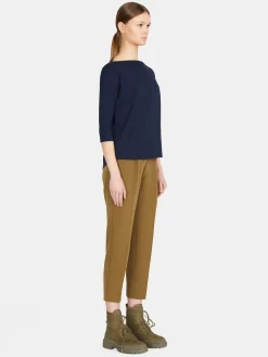Women Sisley Tops & T-Shirts<T-Shirt With Boat Neck