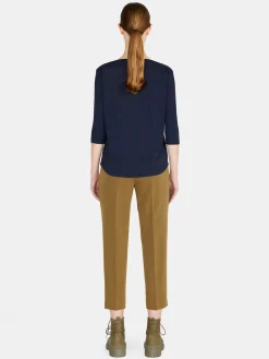 Women Sisley Tops & T-Shirts<T-Shirt With Boat Neck