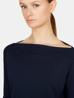 Women Sisley Tops & T-Shirts<T-Shirt With Boat Neck