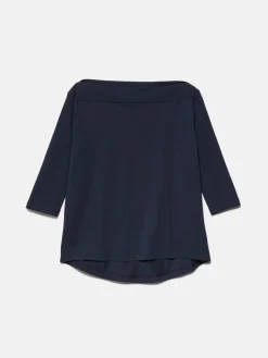 Women Sisley Tops & T-Shirts<T-Shirt With Boat Neck