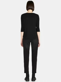 Women Sisley Tops & T-Shirts<T-Shirt With Boat Neck