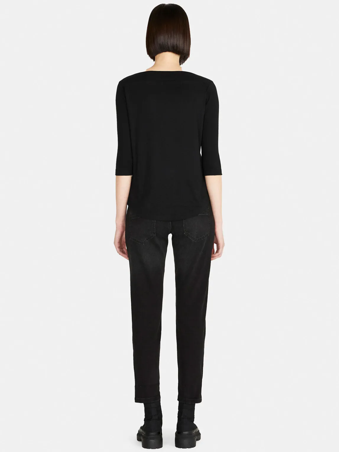 Women Sisley Tops & T-Shirts<T-Shirt With Boat Neck
