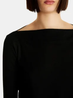 Women Sisley Tops & T-Shirts<T-Shirt With Boat Neck