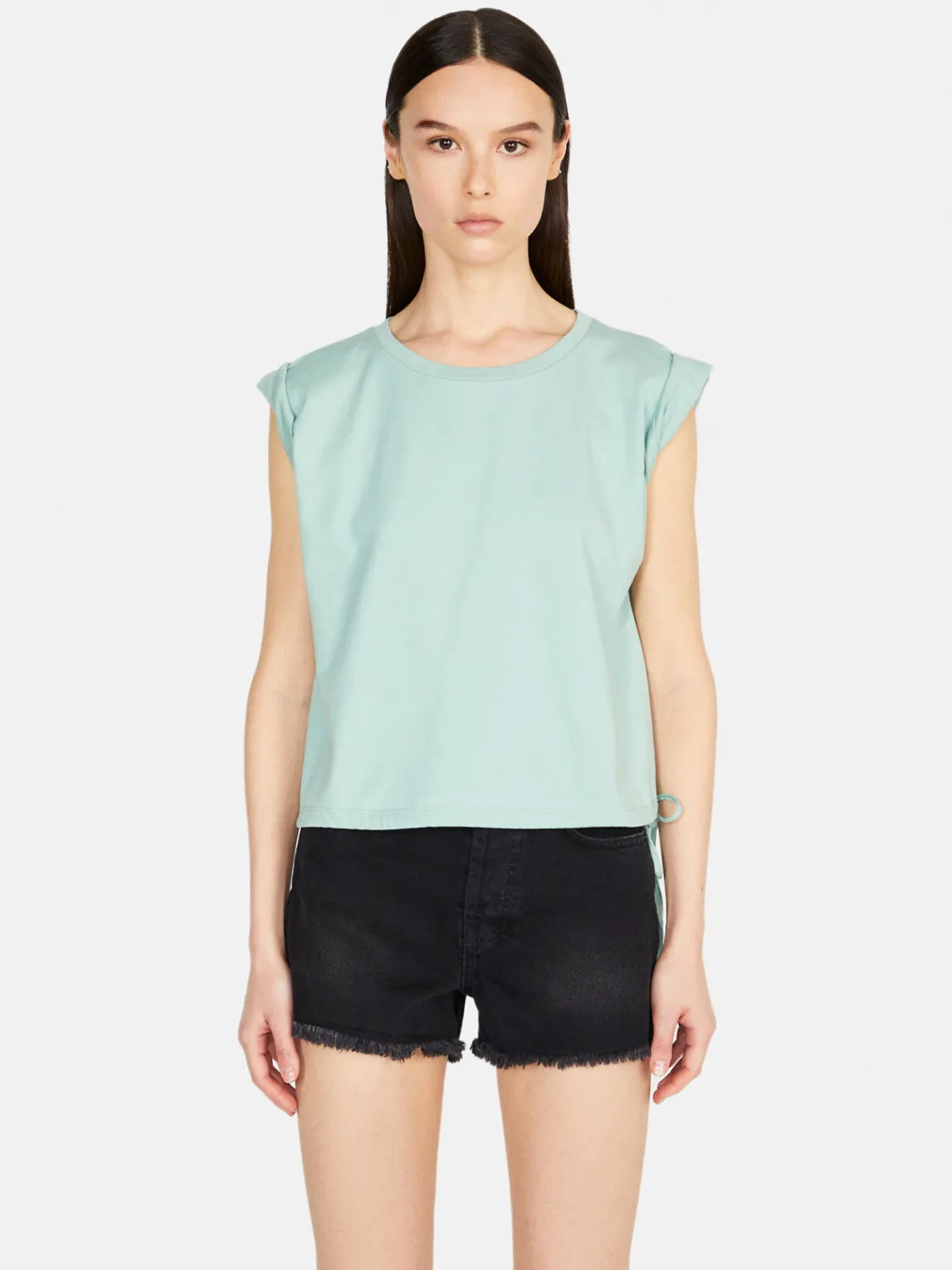 Women Sisley Tops & T-Shirts<T-Shirt With Drawstring