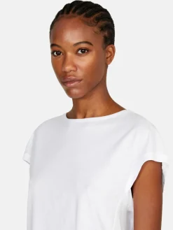 Women Sisley Tops & T-Shirts<T-Shirt With Dropped Shoulders
