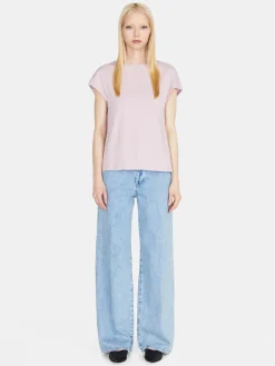 Women Sisley Tops & T-Shirts<T-Shirt With Dropped Shoulders