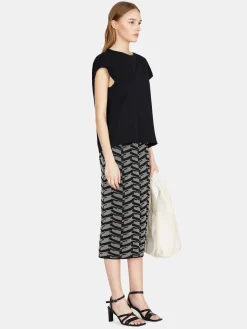 Women Sisley Tops & T-Shirts<T-Shirt With Dropped Shoulders