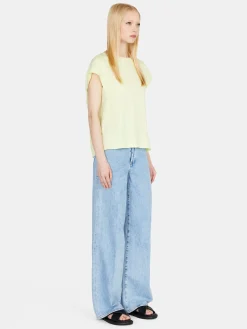 Women Sisley Tops & T-Shirts<T-Shirt With Dropped Shoulders
