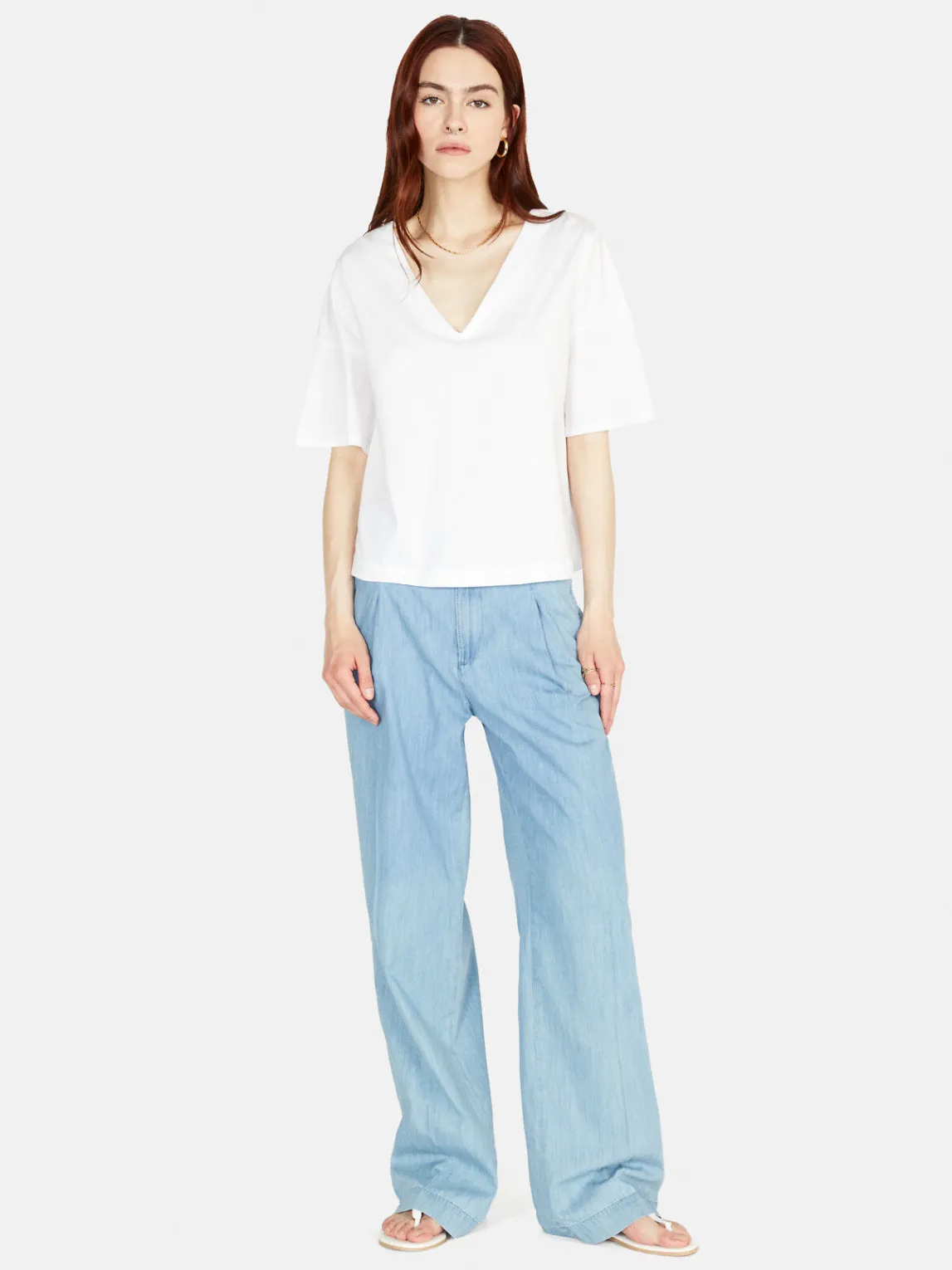 Women Sisley Tops & T-Shirts<T-Shirt With Flared Sleeves