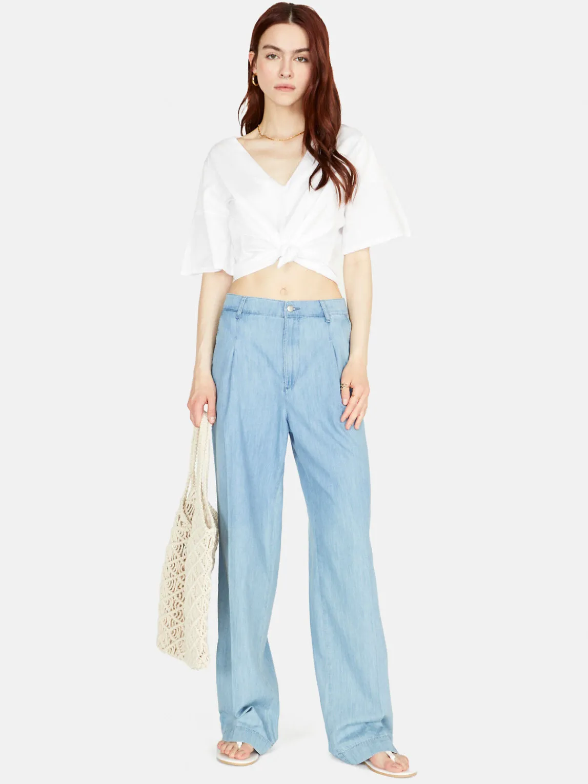 Women Sisley Tops & T-Shirts<T-Shirt With Flared Sleeves